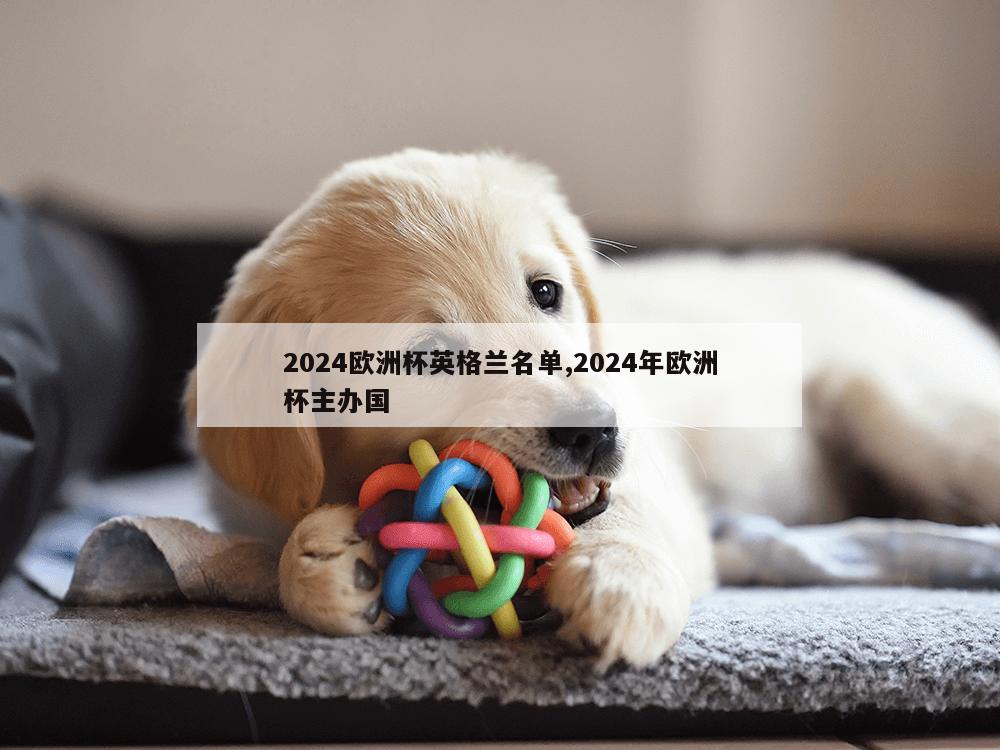 2024欧洲杯英格兰名单,2024年欧洲杯主办国